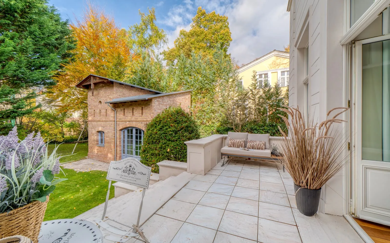 Immobilienfotografie Berlin – Sonnige Terrasse