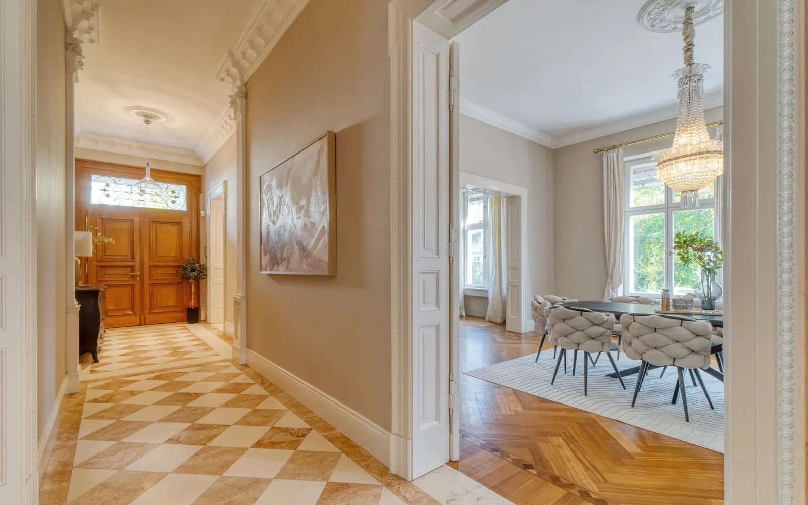 Immobilienfotografie Berlin – Stilvoller Flur